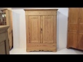 Splendid, Early 1800's Antique Wardrobe - Pinefinders Old Pine Furniture Warehouse Splendid, Early 1800's Antique Wardrobe - Pinefinders Old Pine Furniture Warehouse