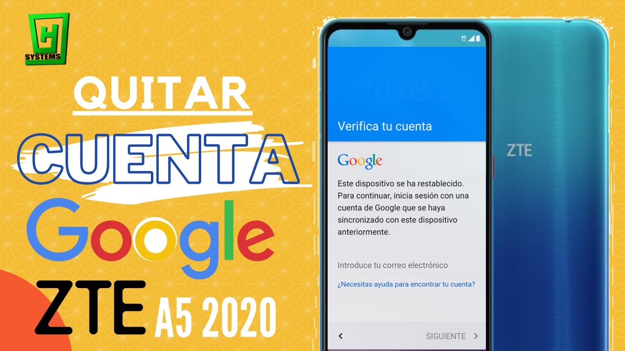 📲 Como QUITAR Cuenta Google a ZTE A5 2020 Solución Definitiva || FRP By