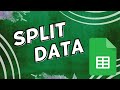 How to Split Data in Google Sheet