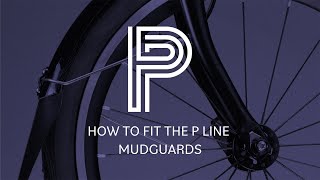 How to fit the Advance mudguards to a P line bike