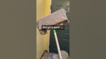 Clean your walls easily with this life hack! #cleaningtips #homeownertips #lifehack #homerenovation