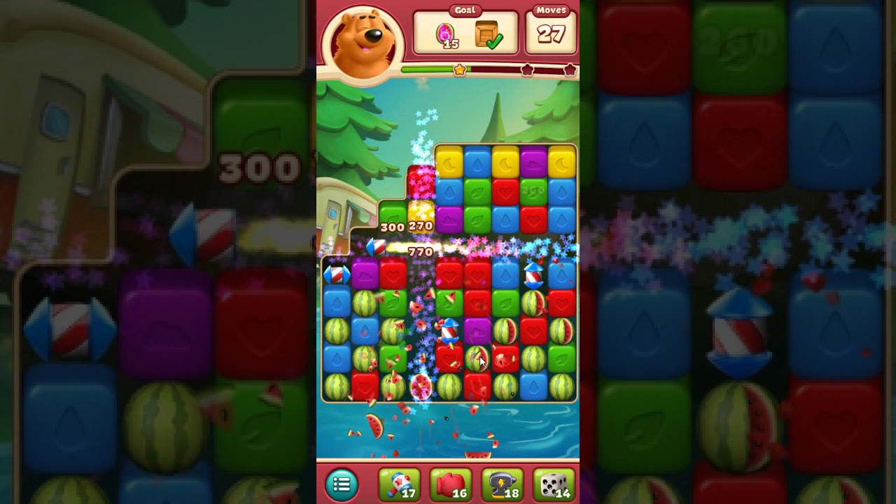 Toon Blast level 307 no boosters 😈