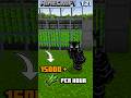 HOW TO MAKE AUTOMATIC SUGARCANE FARM MINECRAFT #minecraft #minecraftshorts #minecraftsugarcanefarm