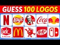 Guess the red logo in 3 seconds  100 famous logos