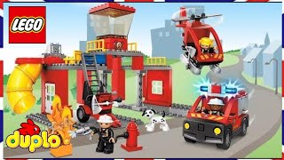 🚒  LEGO DUPLO 5601 fire station fire truck  🚨