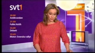 SVT-hallåan Catarina Breitfeld 2012-02-09