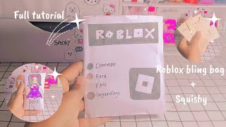 diy roblox blind bag + squishy || full tutorial