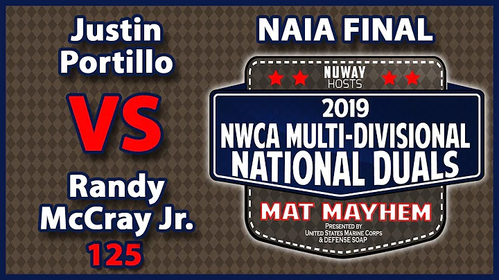 2019 NWCA Multi Divisional Duals | NAIA FINAL | Ju...