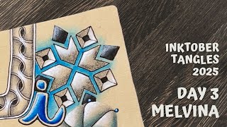картинка: Inktober Tangles 2025 - День 3 - Мелвина