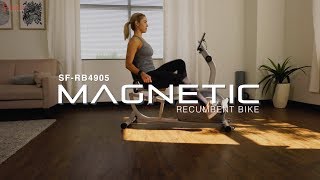Sunny Health & Fitness SF-RB4905 Magnetic Recumbent Exercise Bike screenshot 4