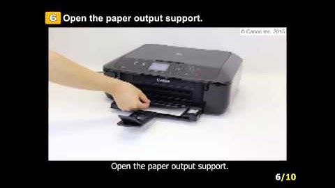 PIXMA MG5720: Prepare the printer for print head alignment