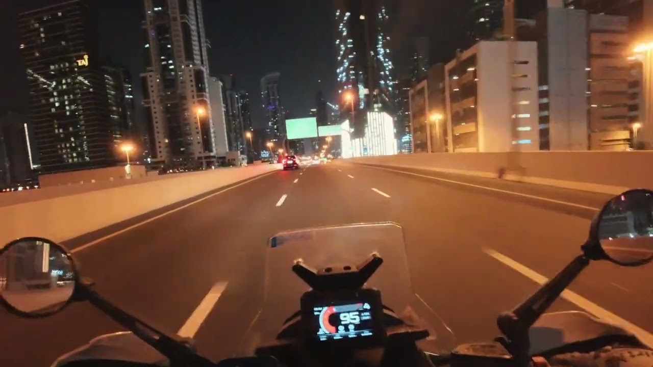 Night Ride - Downtown Dubai - 8K