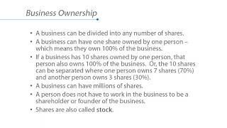 3.1 Business Ownership GV