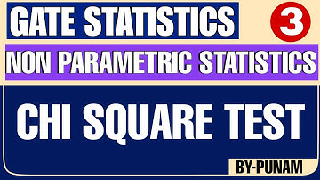 Chi-square goodness of Fit Tests|Solved eg. | ONE SHOT VIDEO| GATE STATISTICS| Statistics by Punam |