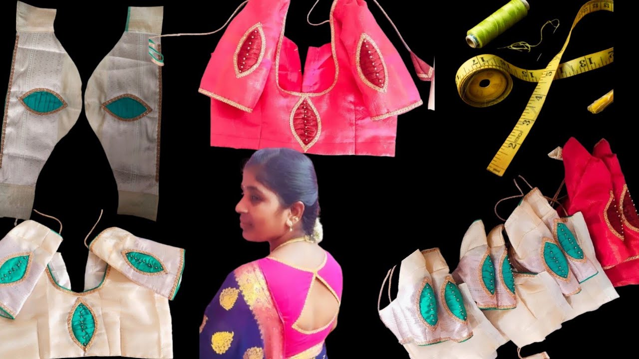 🧵✂️🪡நீங்களும் தைக்கலாம் இந்த jடிசைன்ப்ளவுஸ்/trending design blouse trendyblouse design in easymethod