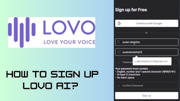 How to Sign up Lovo AI? Lovo Text to Voice Generator AI Register Tutorial