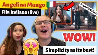 Angelina Mango - Fila Indiana (Live) | Italy | #EurovisionALBM REACTION! 🇮🇹