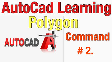 Autocad Learning. Polygon Command on Autocad. Autocad 2020. Autocad polygon command in hindi.