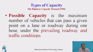 Roadway Capacity and Level of Service