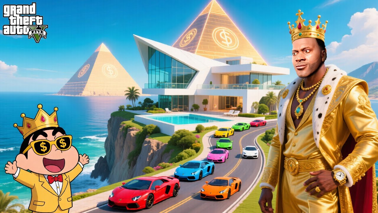 FRANKLIN WINS AND SHINCHAN FAILS AND BECOME BILLIONAIRE IN GTA5 IN TELUGU