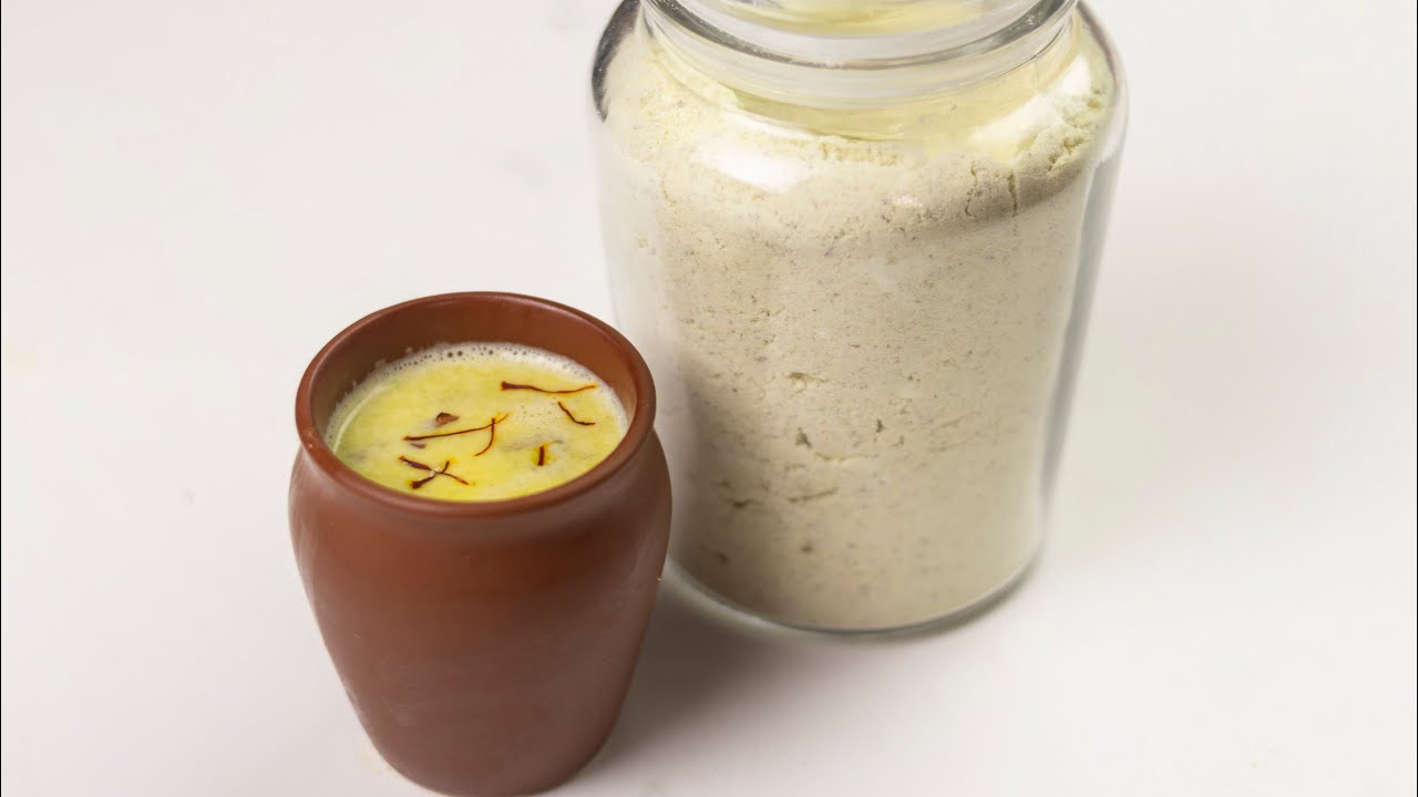 Homemade Badam Powder & Badam Milk YouTube