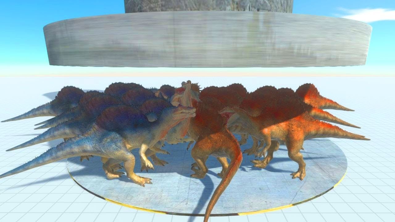 Hydraulic Press vs ALL UNITS Animal Revolt Battle Simulator