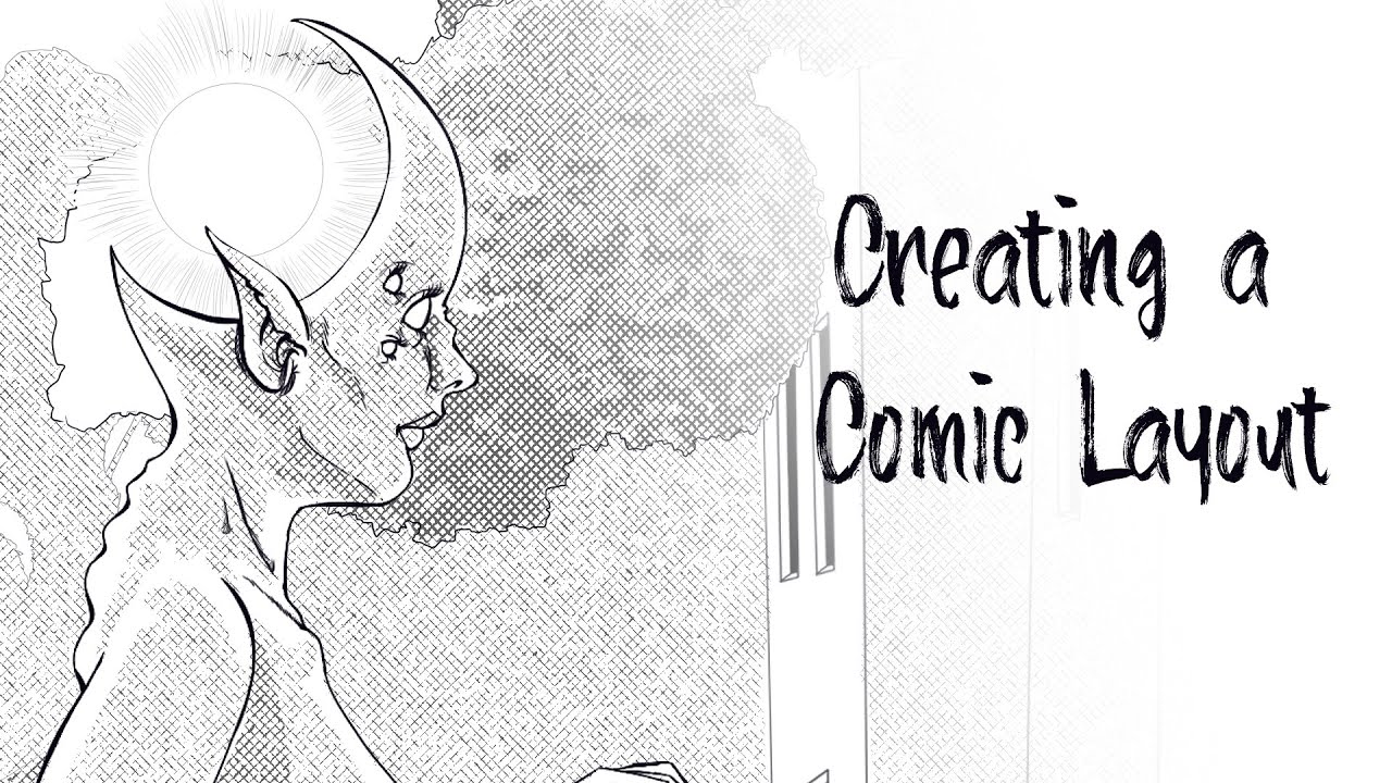 Making a Comic Layout - YouTube