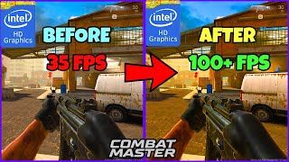 ULTIMATE FPS BOOST Guide for Low End PC/Laptop | Combat Master | Intel HD Graphics (2024)