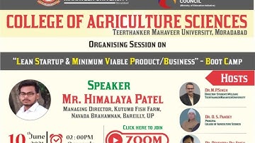 "LEAN STARTUP & MINIMUM VIABLE PRODUCT/BUSINESS" - BOOT CAMP