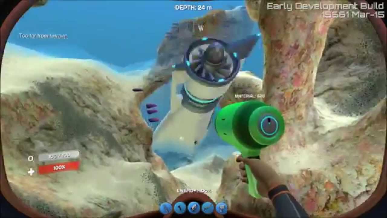Subnautica v15661 Ship Explosion Sound, Exosuit Preview and Some