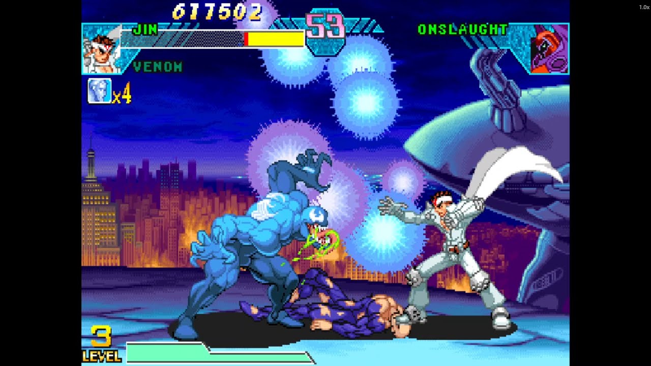 JIN & VENOM — Metal Fury vs Symbiote Rage! | Marvel vs Capcom: Clash of Super Heroes