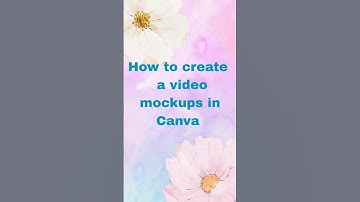 how to create a video mockup in Canva #canvatutorial #canvadesign #canva @freelancingwithakanksha