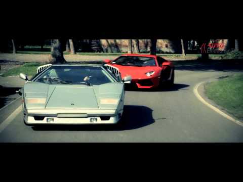 Top Gear Lamborghini Aventador versus Countach, Review, Fahrbericht, the teaser#2 - AutoEmotionenTV