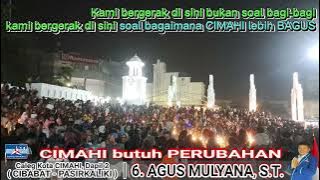 Kami bergerak di sini bukan soal bagi-bagiKami bergerak disini soal bagaimana CIMAHI lebih BAGUS