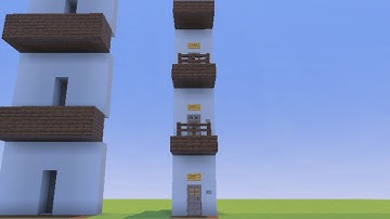 Minecraft - One-Wide 3-Floor Elevator powered by Command Blocks using teleport commands