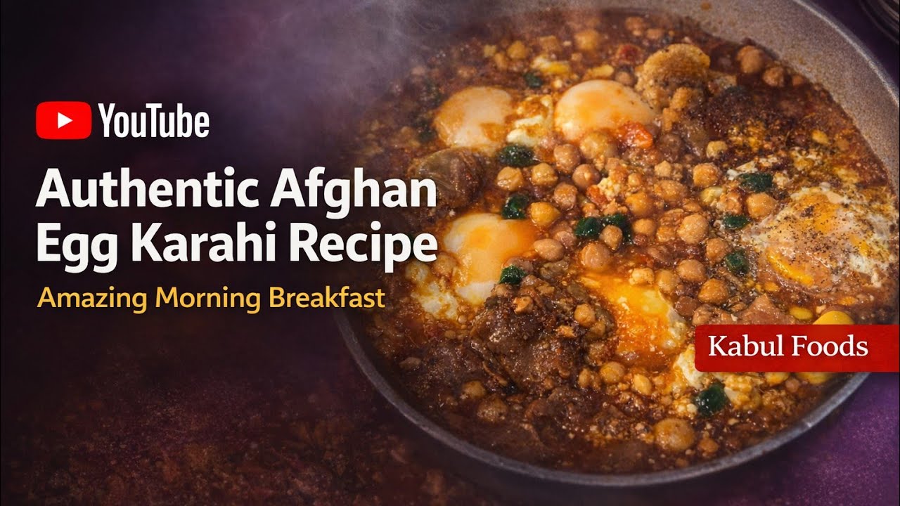 Authentic Afghan Egg Karahi Recipe | Amazing Morning Breakfast | Kabul Foods |