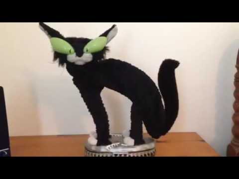 Gemmy Fraidy Cat Somebodys Watching Me Speaker Modification - YouTube
