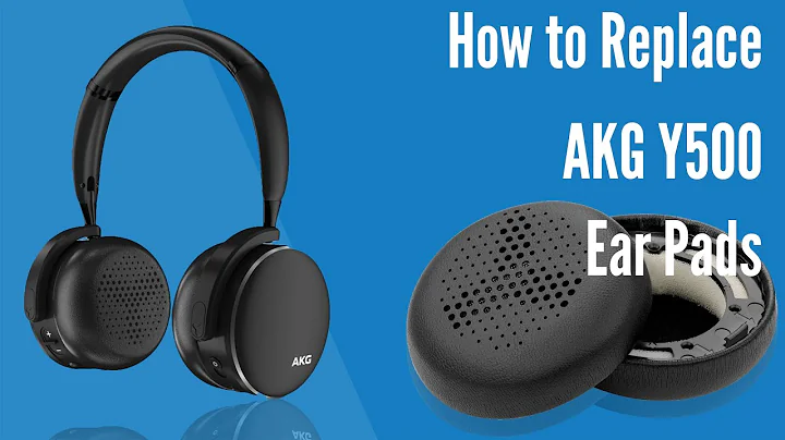 How to Replace  AKG Y500 Headphones Ear Pads/Cushions | Geekria