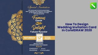 HOW TO DESIGN WEDDING INVITATION CARD IN CORELDRAW screenshot 4