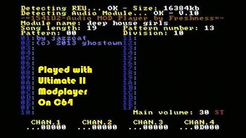 C64 - Ultimate II Modplayer - Music Deep House Club by Jazzcat