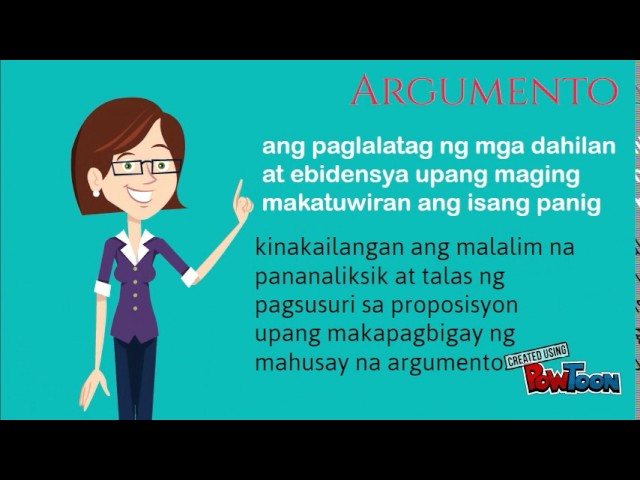 Halimbawa Ng Argumento – Halimbawa