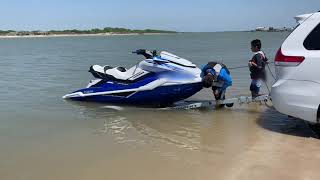 Launch my WaveRunner or PWC from a Boat Ramp or a Beach #WaveRunner #LaunchJetSki