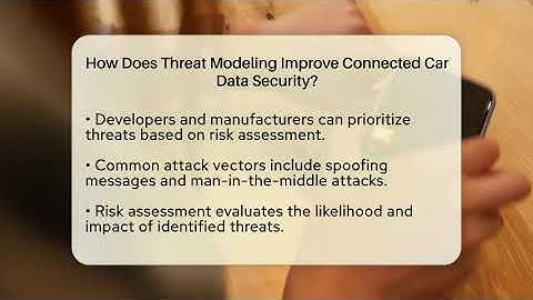 How Does Threat Modeling Improve Connected Car Data Security? - Talking Tech Trends