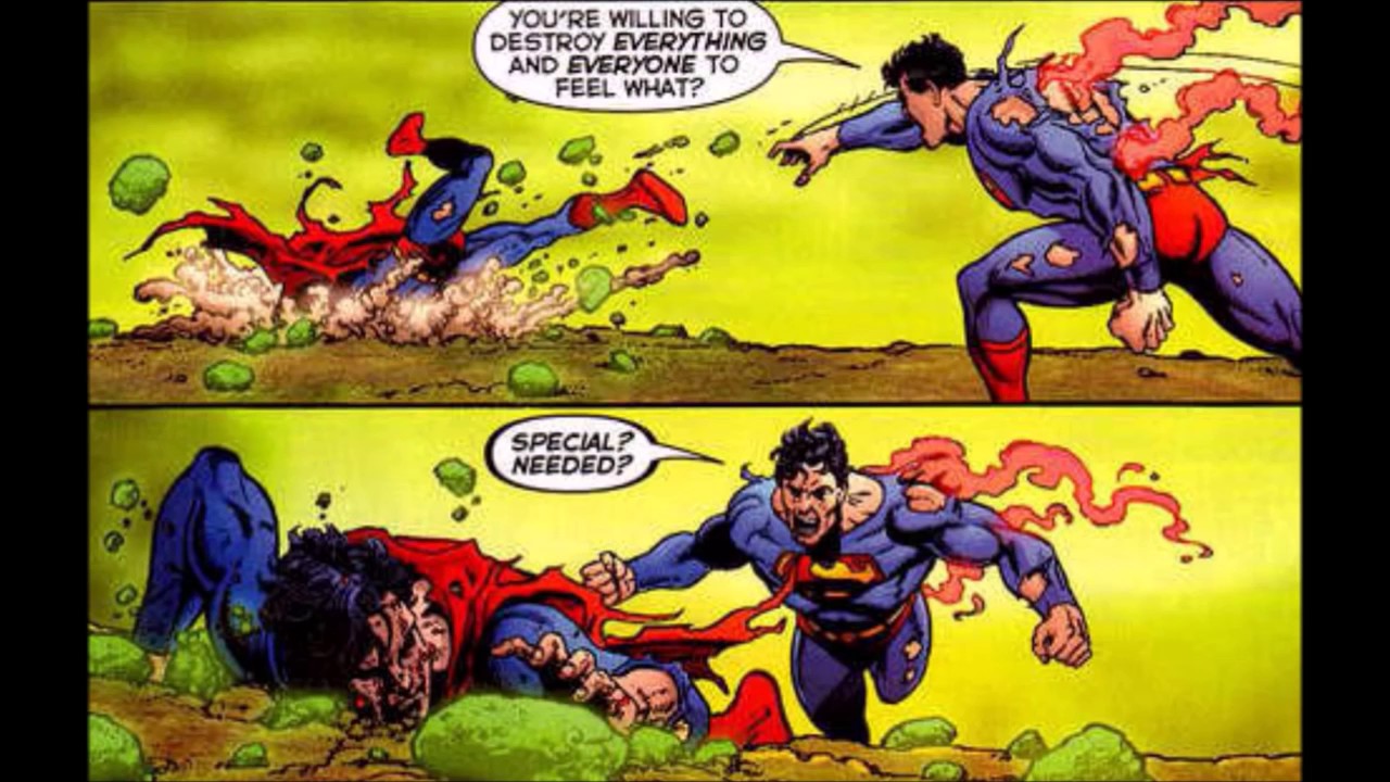 superboy prime vs earth