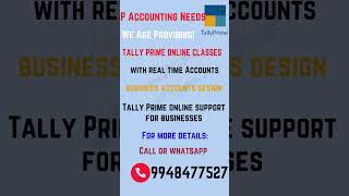 Tally Online Accounts Training #tallyprimetraining#accounts#accountsjob #accounting#accountingvideos