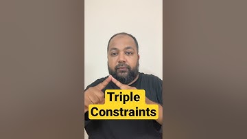 Triple constraints time cost scope #pmbok #pmpexamprep #pmp #pmpexam