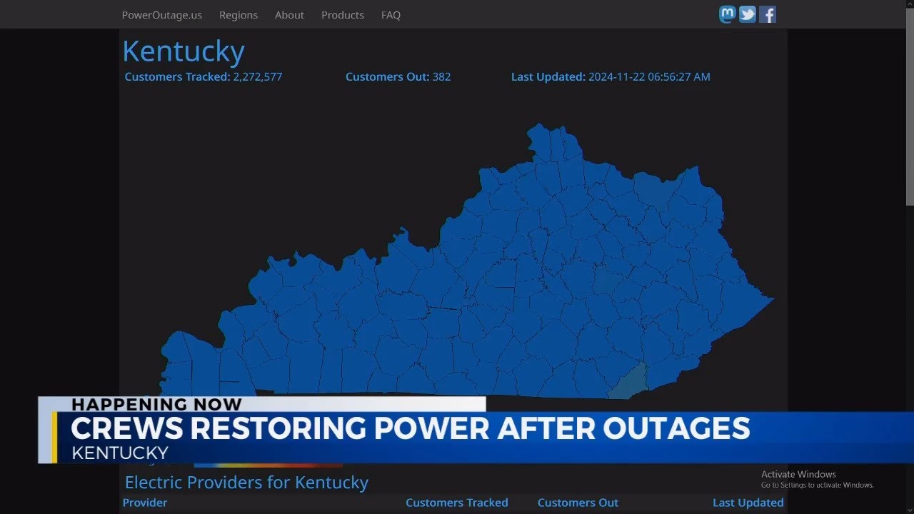 Crews restoring power after outages - YouTube
