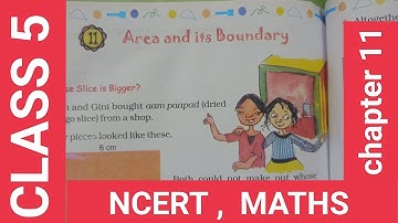 CLASS 5 MATHS | CHAPTER 11 AREA AND ITS BOUNDARY #viralvideo #ncert #class5mathematics