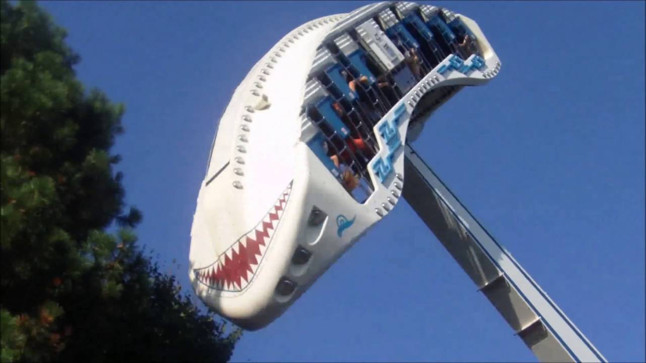 Fliegender Hai offride Hansa Park 2016