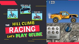Play the original classic Hill Climb Racing!  driving game, by finger soft.!! playable offline!! screenshot 5